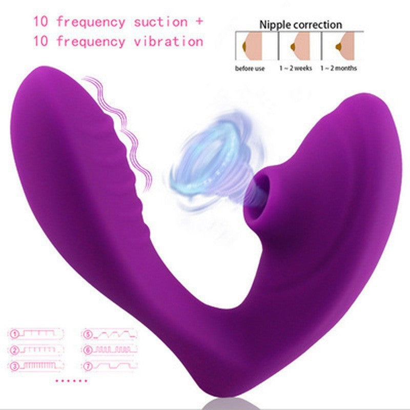 Sucking Double Headed Vibrator
