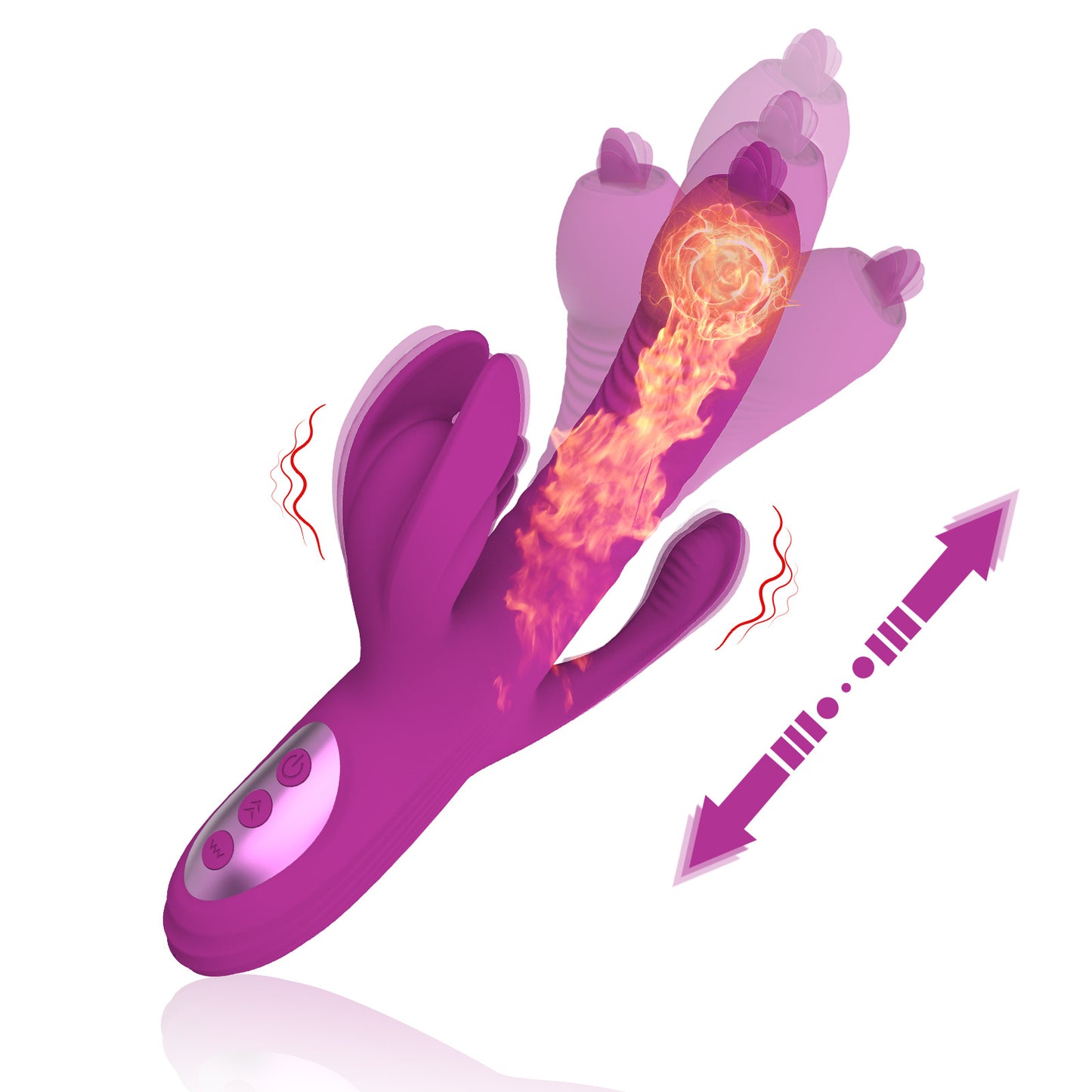 10 Vibrating Mode + Thrusting With Heating Feature