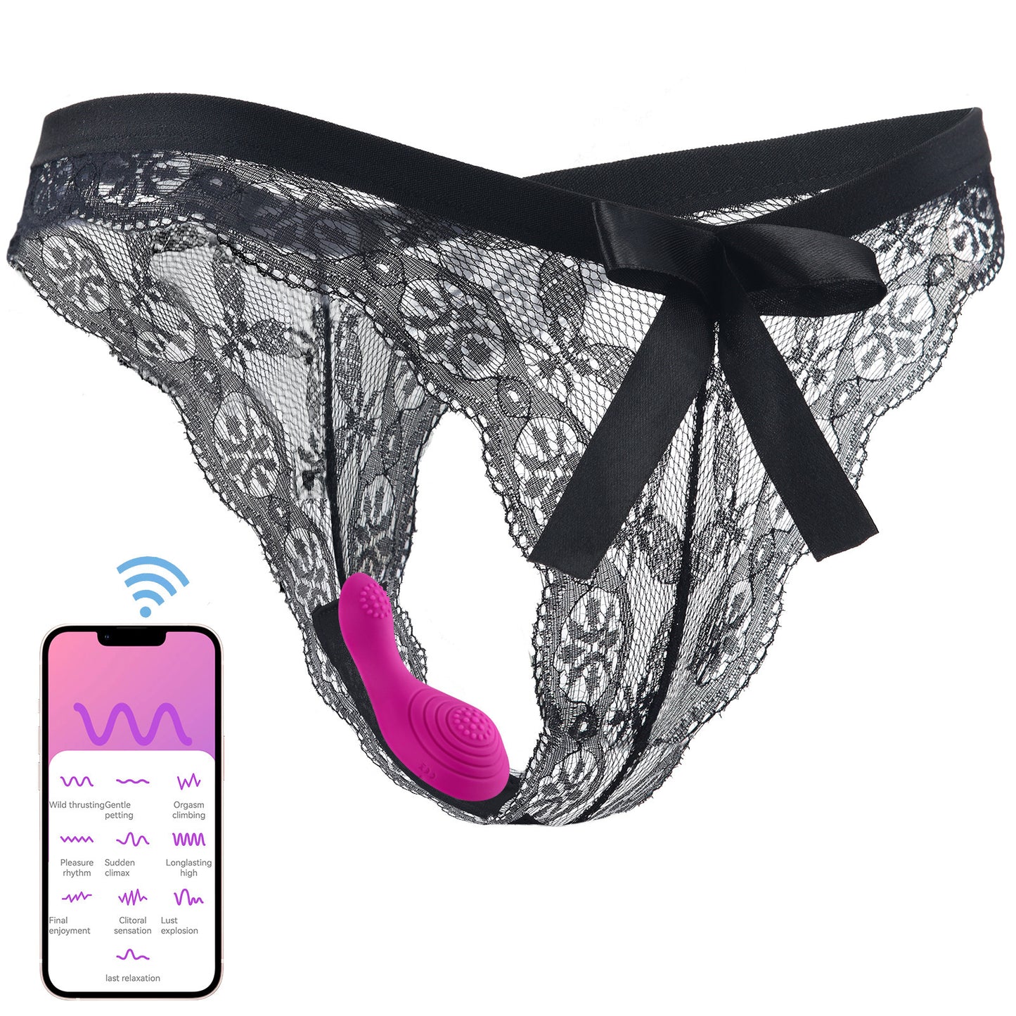 Wireless Remote Control 10-frequency Underwear  Vibrator