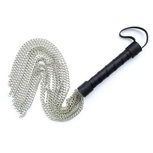 Leather Handle Chain Whip